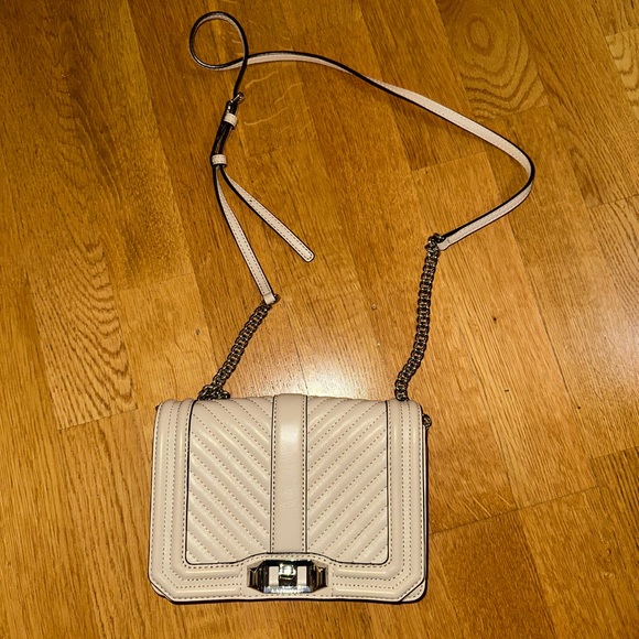 Rebecca Minkoff Chevron Quilted Love Crossbody Purse - Picture 2 of 5